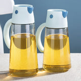 1 Piece Hoke oil jug automatic opening and closing stainless steel spout without hanging oil automatic flip lid seasoning bottle