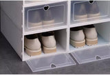 10Pcs HomeLife Stackable Shoes Box Foldable Shoes Rack Attachable Storage Box Organizer Case