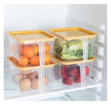 1.4L Kitchen Storage Box Zero Waste Plastic Food Container Wet & Dry Food Snacks Nuts Fruits Keep Fresh Sealing Bottles Jars