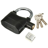 1PC Universal Security Alarm Lock System Anti-Theft Siren For Door Motor Bicycle Garage Padlock 110dB With 3 Key
