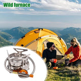 3500W Camping Stove Windproof Portable Foldable Strong Fire Lightweight Burner Cooking Picnic Gas Cookware Supplies