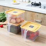 1.4L Kitchen Storage Box Zero Waste Plastic Food Container Wet & Dry Food Snacks Nuts Fruits Keep Fresh Sealing Bottles Jars