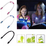 1PC Flexible Handsfree LED Neck Light Book Reading Lamp Night Flashlight Camping Light