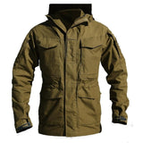 M65 UK US Jackets Army Clothes Casual Tactical Windbreaker Men Waterproof Flight Pilot Coat Hoodie Military Field Jacket