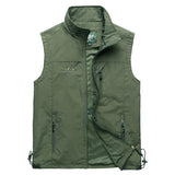 Casual Vest Men Quick Dry Photographer Tactical Sleeveless Jackets Summer Outdoor Travels Lightweight Breathable Waistcoat Vest