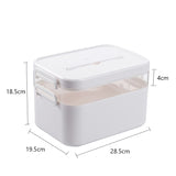 Portable Large Capacity Container Multifunction Storage Box Convenient Organize for Medicine Hardware Parts Sundries Accessories