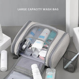 Travel Toiletry Bag for Men, Makeup Cosmetic Organizer for Women, Portable Men's Wash Storage Bag for Shaving Kit ,Bathroom