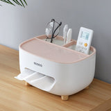 Home Kitchen Desk Tissue Case Plastic Cover ABS Tissue Holder Makeup Cosmetic Storage Box Organizer Living Room Home Decoration