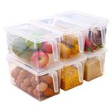 New Kitchen Storage Box Food Vegetable Storage Container PP fresh-keeping Storage Organizer Refrigerator Storage Box with Lid 5L