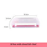 Plastic A4 Document Storage Box Thicken Transparent Dampproof Stackable And Non-deformable Document Cases Desk Paper Organizers