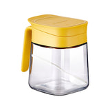 Glass Seasoning Jar Household Kitchen Sugar&Salt Seasoning Bottle FlipCap Quantitative Storage Seasoning Box Spice Containers