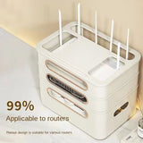 Router storage box Home TV set-top box storage rack Charging wire storage rack Socket management cable holder