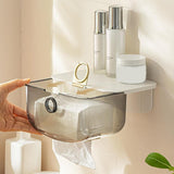 Wall Mounted Tissue Box Holder Toilet Roll Paper Dispenser Waterproof Napkin Container For Bathroom Organizer Accessories
