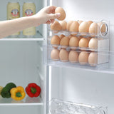 Flip-Type Eggs Storage Rack Eggs Storage Box Stand Egg Holder For Refrigerator Organizer Box Egg Container Fresh Tray Kitchen