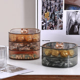 2/3 Tiers Table Snack Candy Plates Wedding Party Dried Fruit Storage Tray with Lid Fruit Plates Set Home Nut Pastry Storage Box