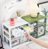 3/4 Layers INS Desktop Pull-Out Office Stationery Storage Box Bedroom Dormitory Cosmetics and Skincare Sundries Organizer