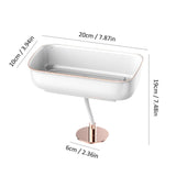 Sponge Holder For Kitchen Sink Robust And Steady Drain Rack Adjustable Sink Sponge Rack Bathroom Soap Holder Organizer Kitchen