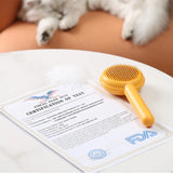 Cat Hair Comb Hamburger Shape Cat Hair Remover Pets Grooming Cat Massage Cat Supplies Pet Brush Cat Comb Cleaner