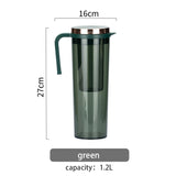 1200ml creative Seal Cold Water Pitcher Water Carafe With Handle Beverage Bottle For Juice Iced Tea Kitchen Coffee Jug Tea Pot