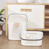 Japanese Large Hand-Held Laundry Basket Bathroom Laundry Basket Plastic Cutout Underwear Storage Basket Laundry Basket Storage