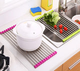 Multipurpose Heat Resistant Stainless Steel Over Sink Dish Drying Rack
