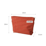 Large-capacity Cosmetic Bag Canvas Stationery Cosmetic Storage Bag Travel Bath Wash Pouch Storage Organizer Makeup Bags