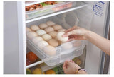Double Layer 40 Grids Egg Storage Box Frozen Freeze Multipurpose Food Storage Box with Lid