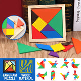 [ 7pcs ] Children Tangram Educational Learning Puzzle Toy