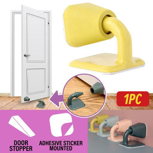 [ 1PC ] Silicone Suction Door Stopper
