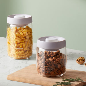 Kitchen Storage Container Airtight Jar Food-Grade Glass Bottle Vacuum Moisture-Proof Storage Tank