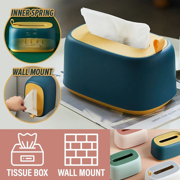 Home & Kitchen Wall Mounted Tissue Box Storage
