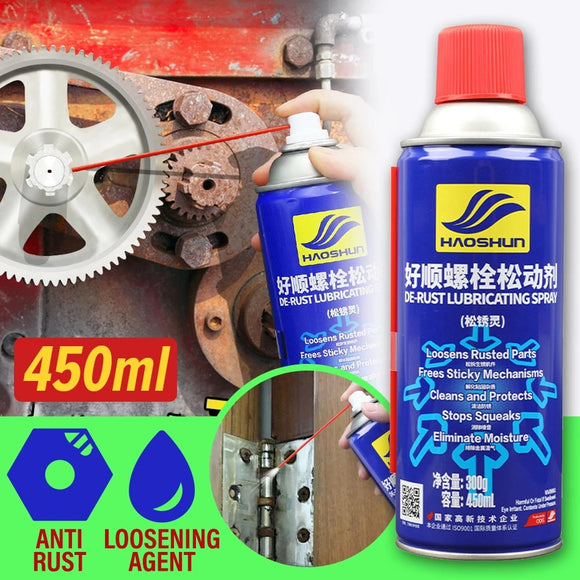 450ml Rust Remover Cleaner and Loosening Agent Anti Rust Spray