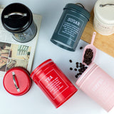 Storage Tank Cover Steel Kitchen Utensils Multifunction Sugar Tea Coffee Box Case Household Food Canister Snack Tank