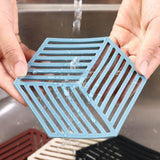 Silicone Insulation Placemat Non-slip Anti-scalding Dish Mat Coaster Table