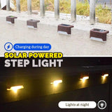 Solar Rechargeable Automatic Waterproof IP65 Smart Step Light [ 1pc ]