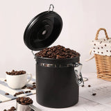 Kitchen accessories coffee bean container with exhaust valve tea storage tank kitchen storage container