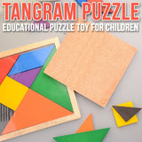 [ 7pcs ] Children Tangram Educational Learning Puzzle Toy