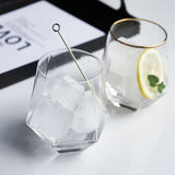 Transparent crystal glass glass high temperature resistant glass household drinking cup flower tea cup