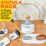 Spatula Rack & Lid Cover Storage Holder