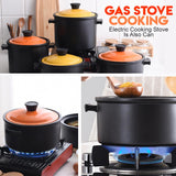 [ 2.5L / 4.5L ] Kitchen Ceramic Casserole Cooker Pot [ Gas / Electric Stove Only ]
