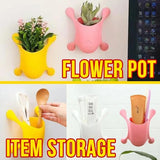 Wall Mounted Flower Pot & Storage Holder