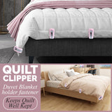 [ 6PCS ] Quilt Duvet Cover Blanket Holder Clipper Clamp Fastener