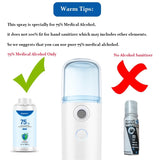 Automatic Liquid Sprayer Disinfection Bottle Nano Mist Spray Portable Atomizer