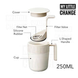 Instant Coffee Cup with Filter Net Portable Cup Hand-Punched French Double Layer Pressing Cup