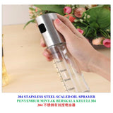 1PC Kitchen Empty Bottle Spray Olive Oil Glass Cooking Tool Baking Oil Dispenser Vinegar Bottle