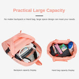 Ultra-light foldable backpack polyester large capacity storage bag waterproof travel backpack