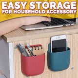 Wall Mounted Storage Box Pouch for Remote Smartphone and Accessory [ 1pc ]