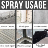 [ 700ml ] Anti Crack Waterproof Leak Sealant Coating Spray Paint Glue Seal