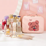 Portable cosmetic bag female large-capacity storage box, high-end travel goods, large suitcase