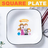 Ceramic Family Plateware Dish Serveware [ Square / Oblong Plate ]